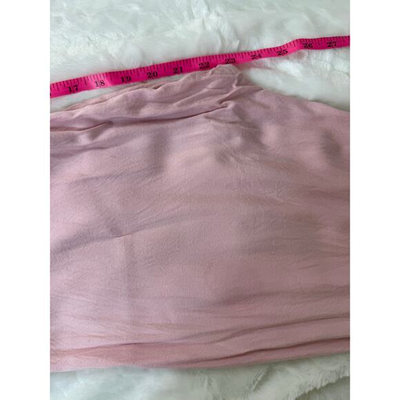 SLEEPER 100% Viscose Pink Ostrich Feather Trim Lounge Party Pajama Pants Size XS - Picture 13 of 13